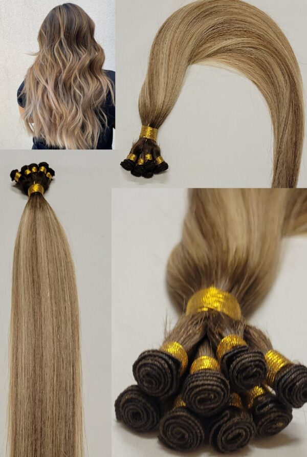Hand-Tied Human Hair Remy Extensions